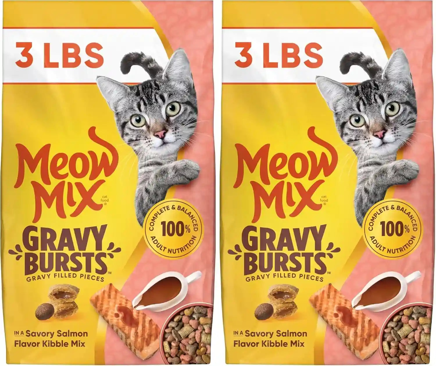 meow-mix-gravy-bursts-dry-cat-food-3-lb-bag-crunchy-cat-kibble-gravy-filled-pieces-100-complete-balanced-nutrition-for-adult-cats-high-quality-protein