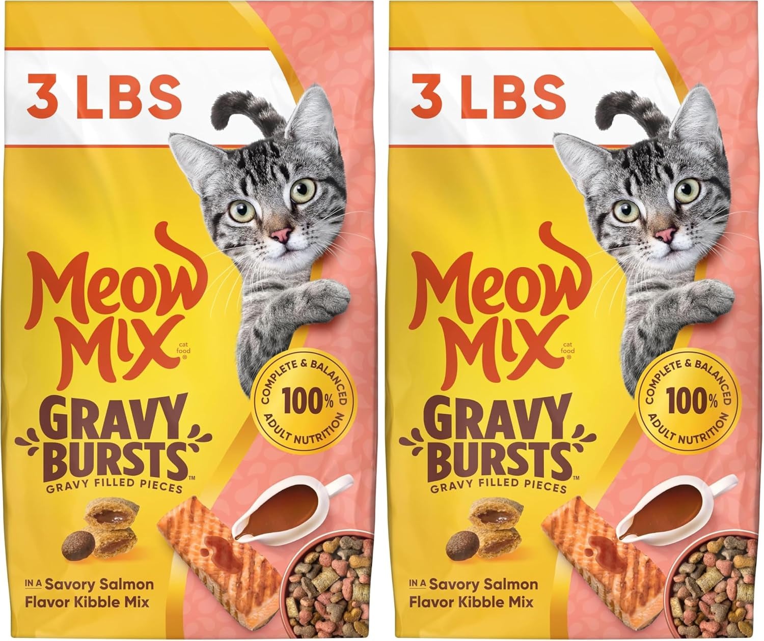 meow-mix-gravy-bursts-dry-cat-food-3-lb-bag-crunchy-cat-kibble-gravy-filled-pieces-100-complete-balanced-nutrition-for-adult-cats-high-quality-protein