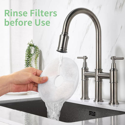 8 Pack Cat Water Fountain Replacement Filters Fit for 3L Flower Water Dispenser Automatic Pet Dog Cat Fountain Filter7