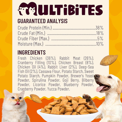 Cranberry Cat Treats for Urinary Tract, Chicken Flavor, 13.05Oz | Urinary Tract Cat Treats Healthy for Uti, Kidney Support & Bladder Control. Crunchy Urinary Cat Treats for Indoor Cats8