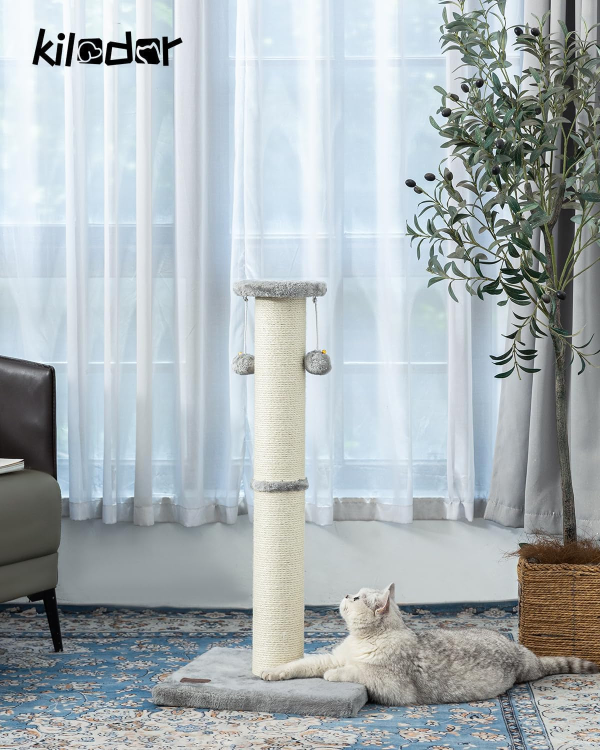 34inch-tall-cat-scratching-post-for-indoor-cats-adults-4-3inch-diameter-large-cat-scratch-post-sturdy-and-durable-cat-scratcher-with-dangling-balls-natural-sisal-grey