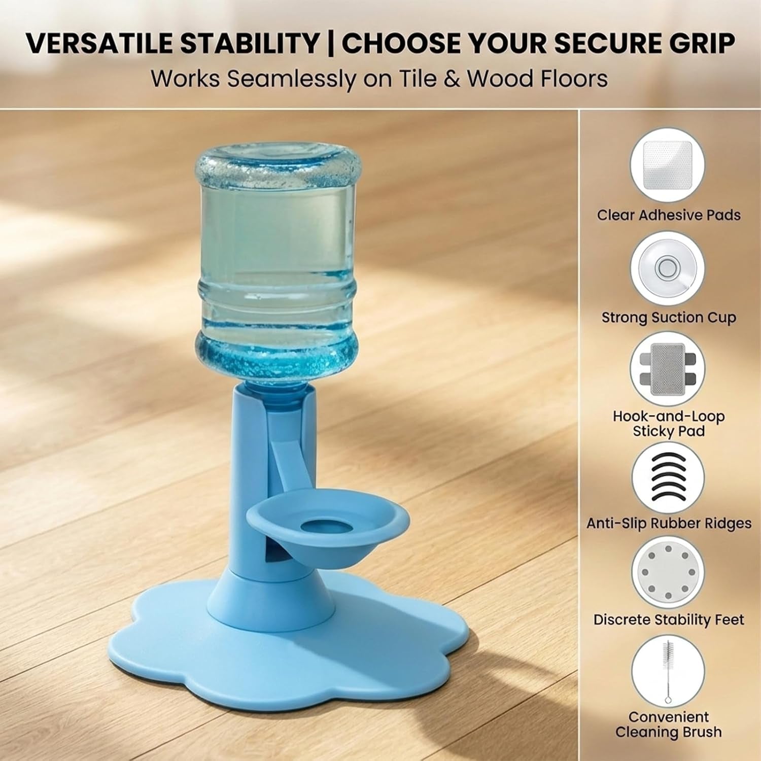 cat-water-dispenser-stand-spill-proof-pet-water-bowl-adjustable-elevated-stand-automatic-water-renewal-detachable-easy-clean-indoor-outdoor-use-blue-base-bottle