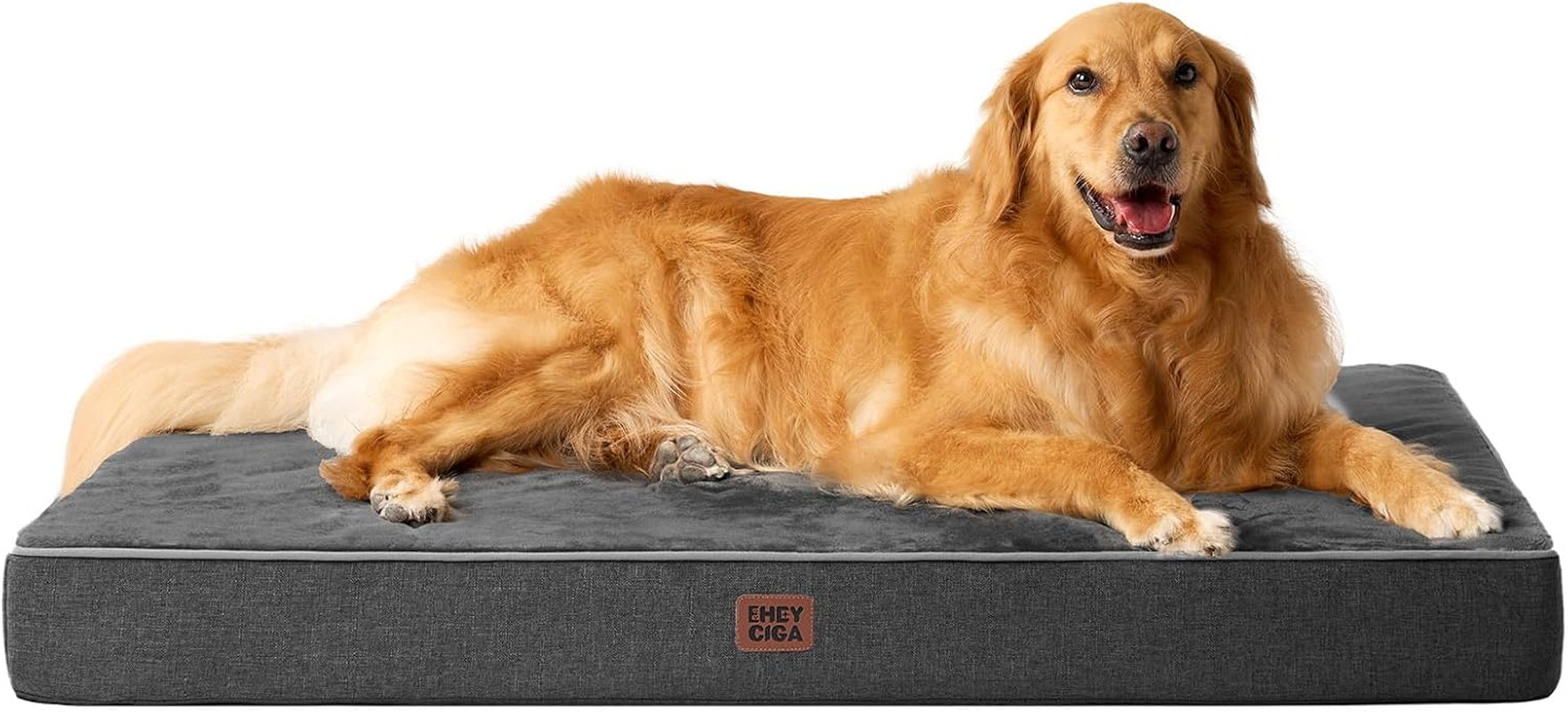 eheyciga-medium-memory-foam-dog-crate-bed-washable-30x20inch-grey-high-density-egg-crate-foam-waterproof-liner-removable-easy-clean-cover-non-slip-bottom-fits-crate-floor-and-sofa