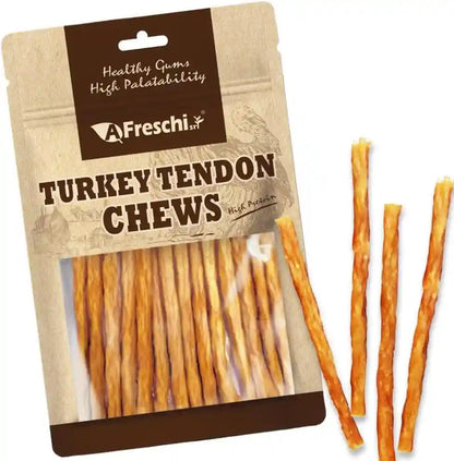 Afreschi Turkey Tendons Dog Treats, Braided Sticks, 3.5 Oz | Rawhide-Free Puppy Chews13
