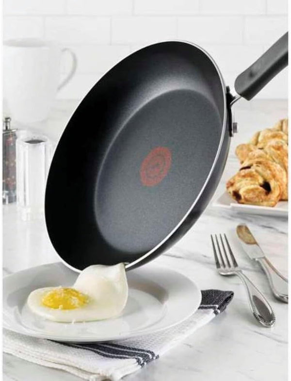 Specialty Nonstick Saute Pan with Glass Lid 5 Quart, Oven Broiler Safe 350F, Cookware, Deep Frying Pan with Handle, Skillet, Kitchen, Pots and Pans, Dishwasher Safe, Black4