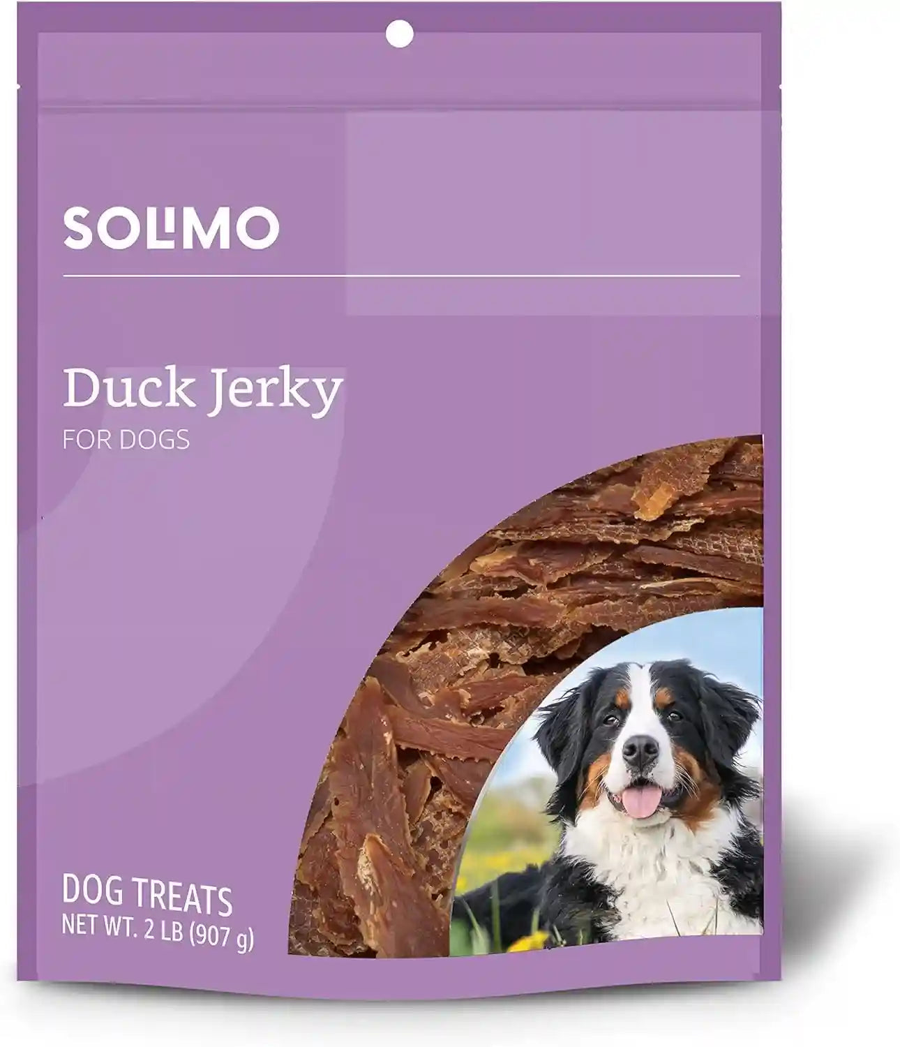 amazon-brand-solimo-duck-jerky-dog-treats-2-pounds