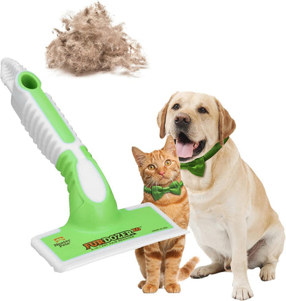 Furdozer Pet Hair Remover & Auto Detailing Tools - Cat & Dog Hair Remover for Carpets, Car Interiors, Couches, Bedding, & Pet Furniture (Green, (2 Pack) - X3 PRO)28