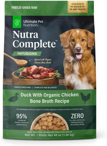 ULTIMATE PET NUTRITION Nutra Complete, 100% Freeze Dried Raw Veterinarian Formulated Dog Food with Antioxidants Prebiotics and Amino Acids (1 Pound, Beef)19