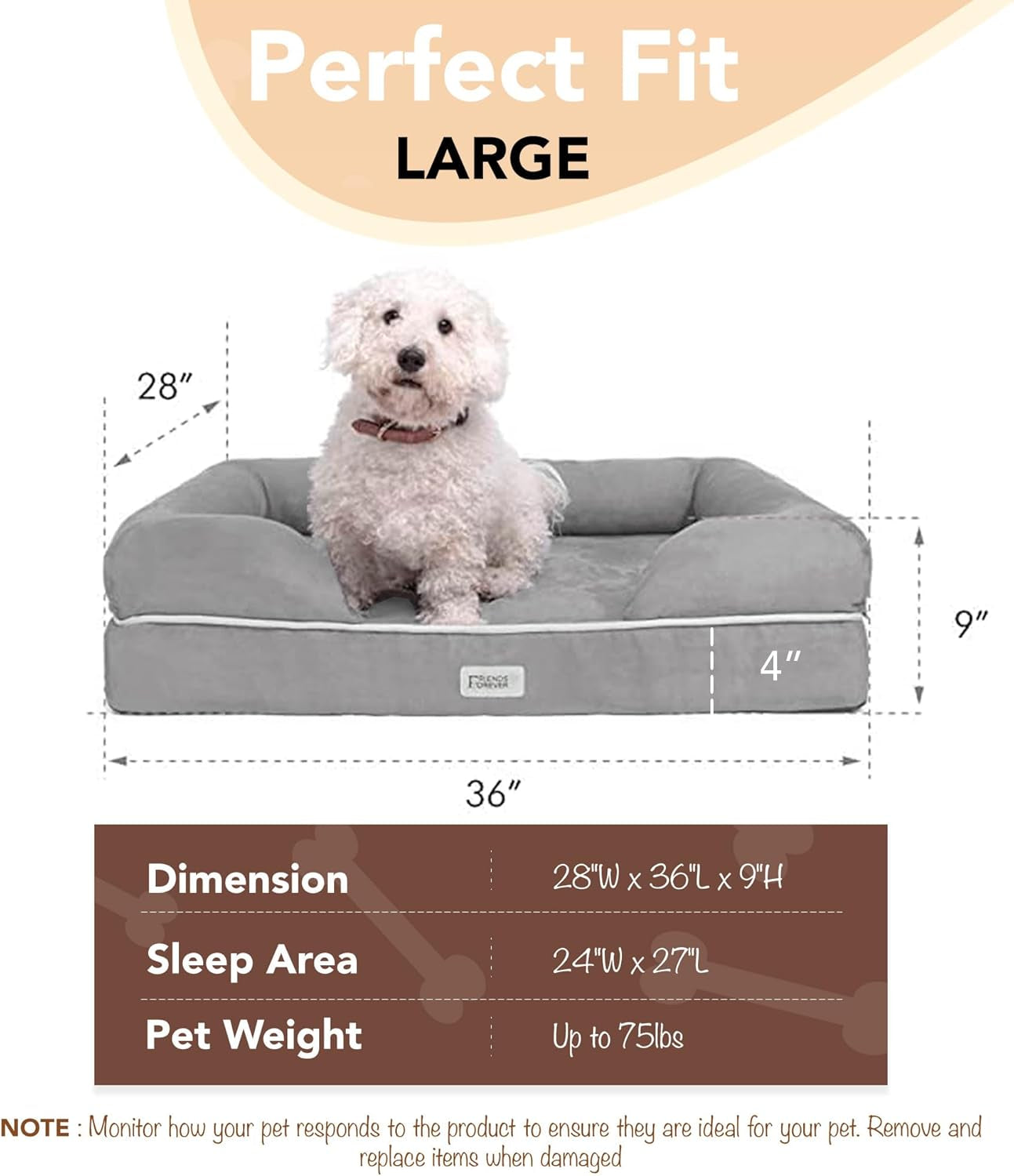 friends-forever-large-dog-bed-couch-orthopedic-pet-sofa-memory-foam-dog-couch-with-washable-removable-bed-cover-non-slip-bottom-indoor-calming-chairs-mattress-chester-pewter-grey-large