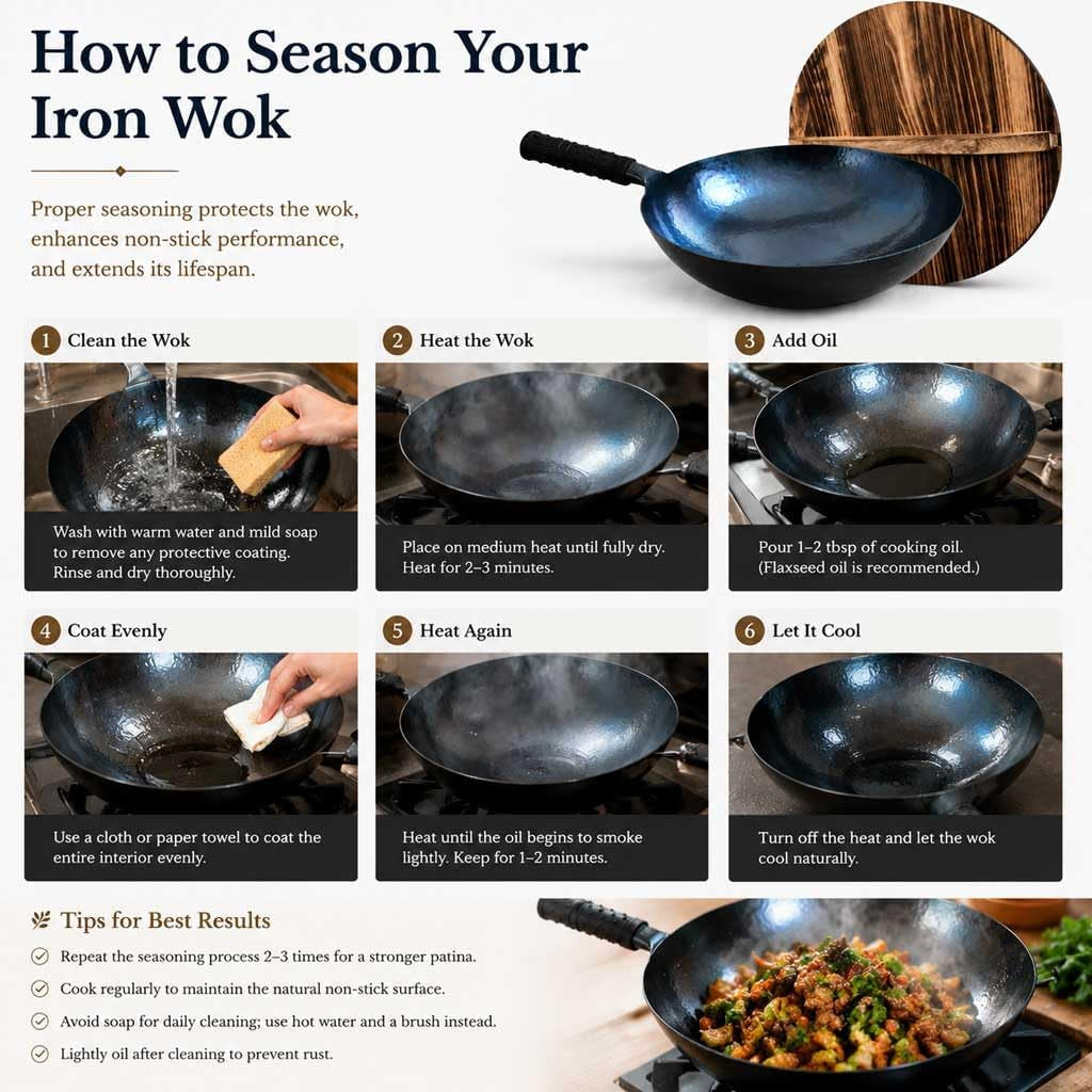 pure-iron-nonstick-wok-with-lid-14-inch-large-round-bottom-pan-great-for-chinese-stir-fry-open-fire-cooking-bbq-grilling-camping-outdoor-meals-large-family-style-cookware
