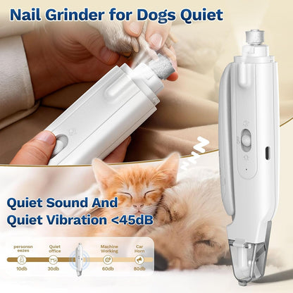 2-In-1 Dog&Cat Nail Clippers with Light, Type-C Pet Claw Trimmer & Grinder4