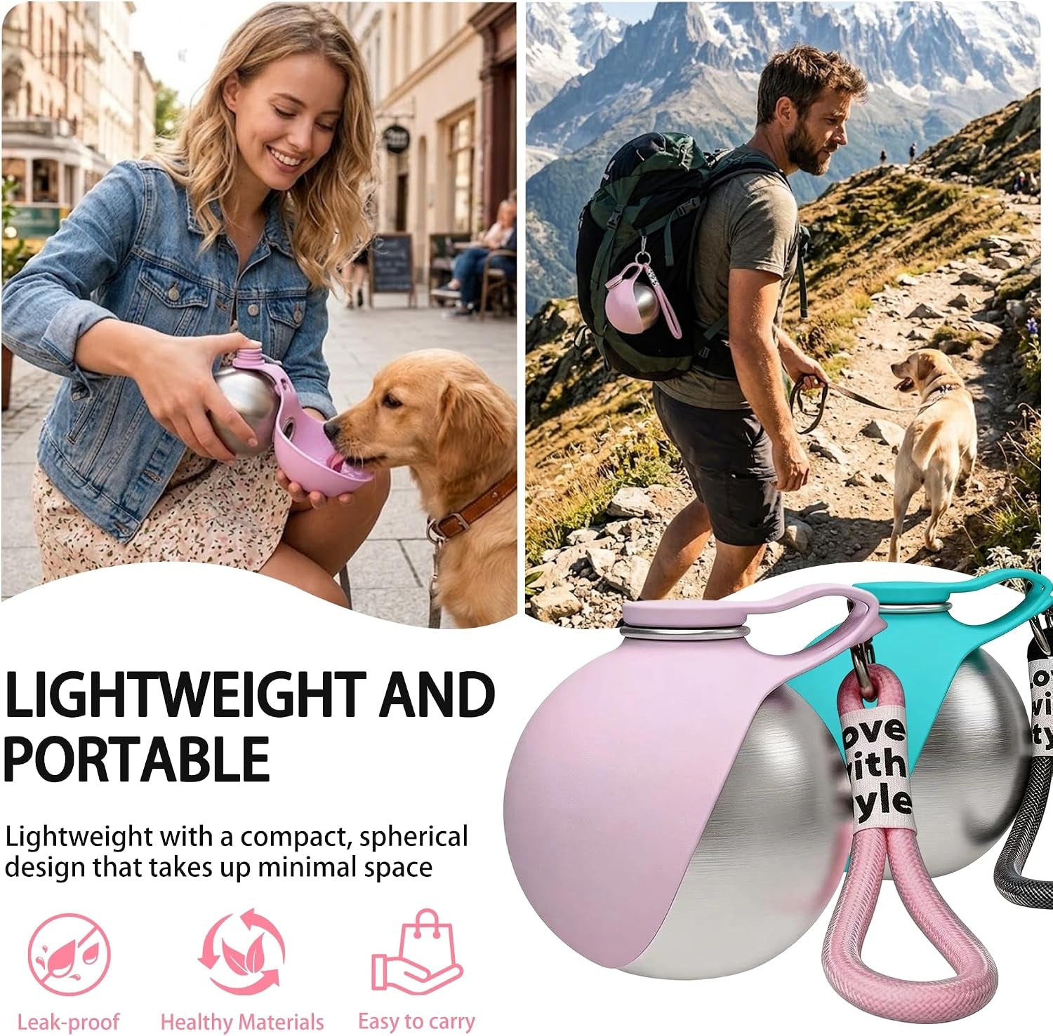 portable-pet-water-bottle-collapsible-dog-bowls-spill-proof-water-dispenser-cat-food-container-dog-treat-holder-small-size-pet-supplies-travel-accessories-for-puppy