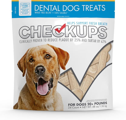 Checkups Dental Dog Treats, 24 Treats - 48 Oz.1