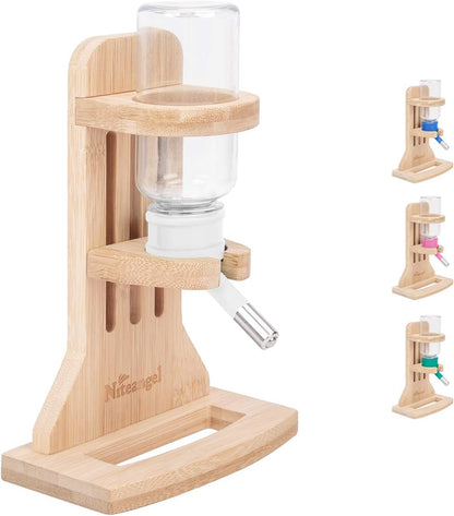 Niteangel Hamster Water Bottle with Stand: 4Oz/120Ml Capacity & Leak-Proof | Adjustable Height - Far Away Cage Mess & Wet Bedding Water Dispenser for Syrian Dwarf Hamster Gerbils Mice Rat or Small Pets8