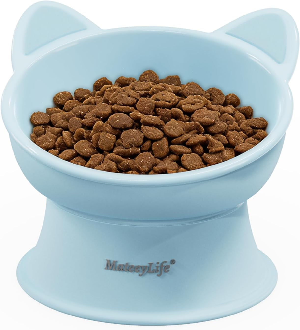 mateeylife-2-pack-elevated-cat-food-bowls-for-indoor-cats-kittens-raised-food-and-water-bowl-set-whisker-friendly-anti-vomit-feeding-pet-bowls-6-oz-each-dishwasher-safe-white-grey