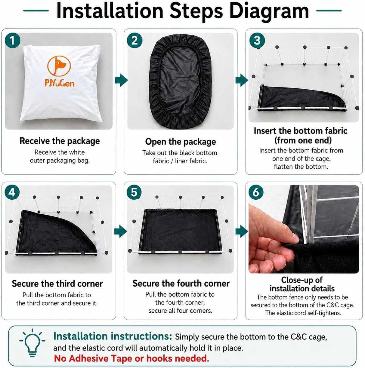 pjyucien-c-c-cage-bottom-24x48-easy-to-install-use-as-top-use-as-bottom-and-top-set-protect-floor-saves-time-and-effort-for-guinea-pig-and-other-small-animals