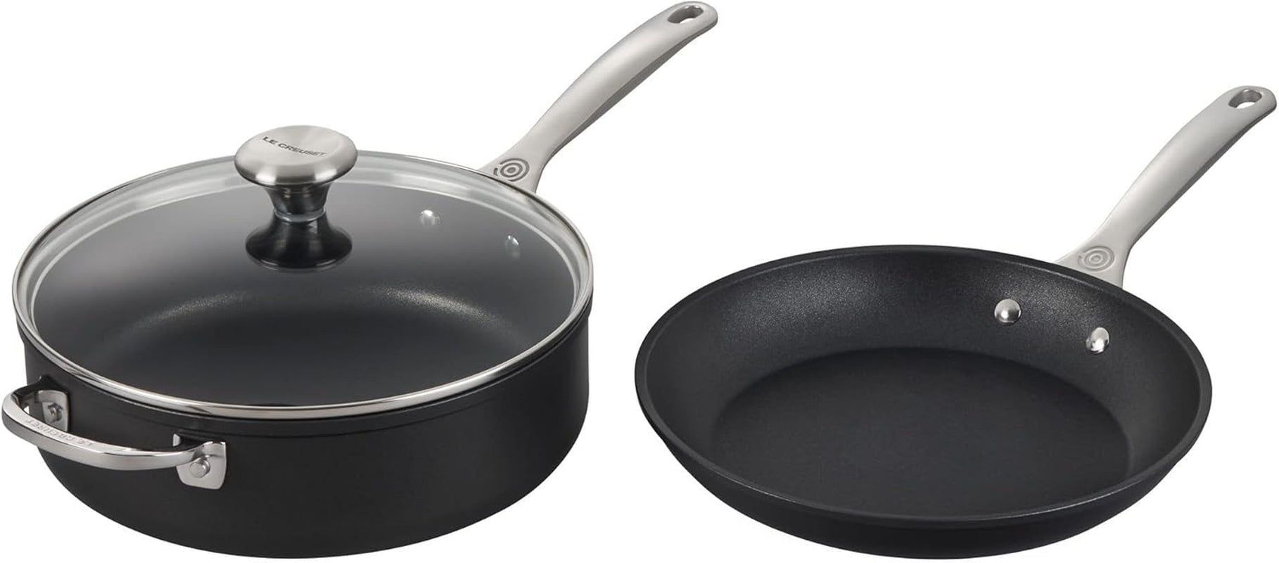 le-creuset-toughened-non-stick-pro-cookware-set-3-pc-10-fry-pan-4-25-qt-saute-pan-with-lid