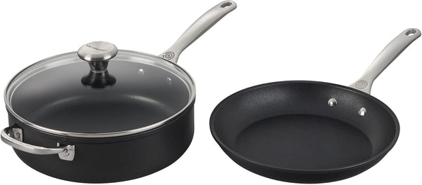 Le Creuset Toughened Non-Stick PRO Cookware Set, 3 Pc. | 10" Fry Pan, 4.25 Qt. Saute Pan with Lid1