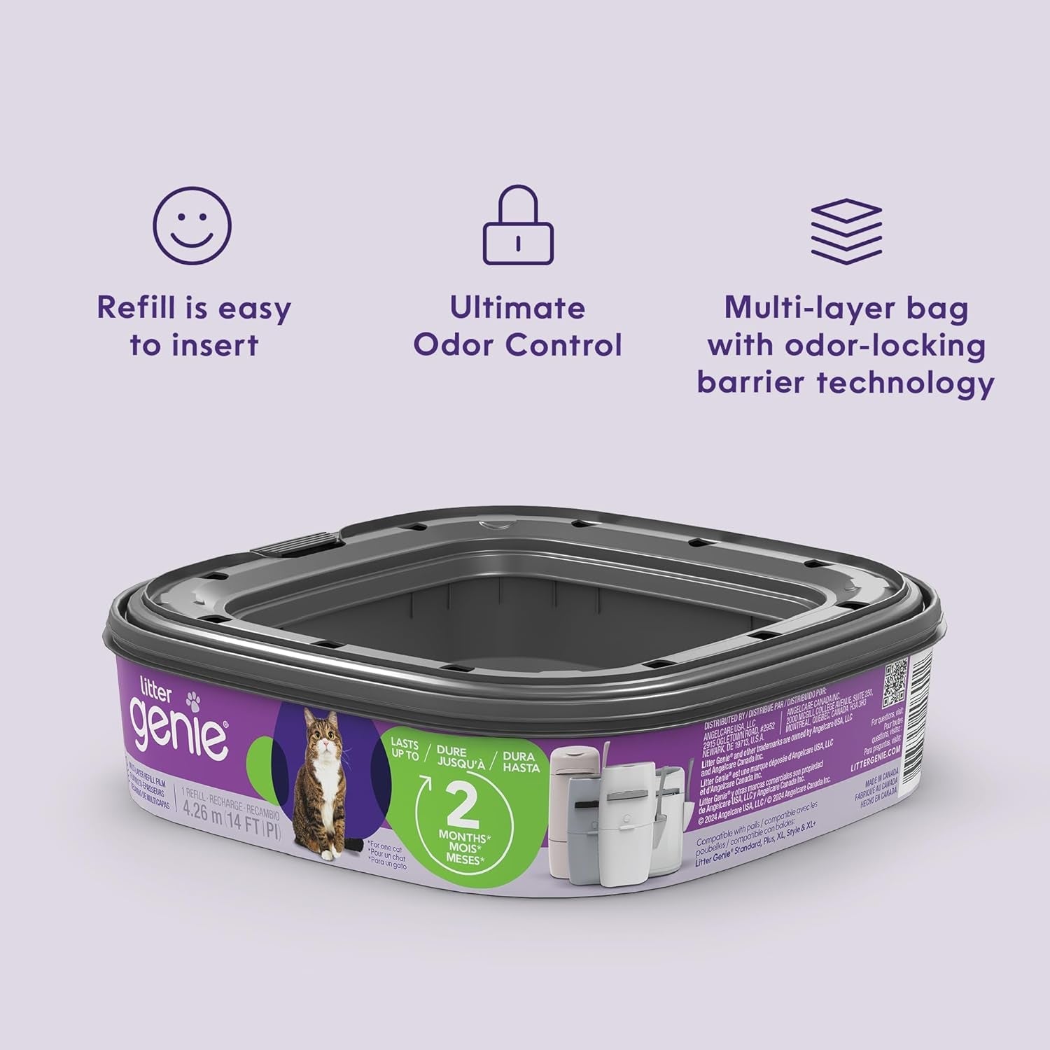 litter-genie-refill-bags-standard-4-pack-56-total-ft-up-to-8-months-of-supply-ultimate-odor-control-cat-litter-bags