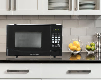 MW9255B Countertop Microwave Oven, 6 Pre-Programmed Settings, Removable Glass Turntable and Child Safety Lock, 0.9 Cu Ft, 900W, Black7