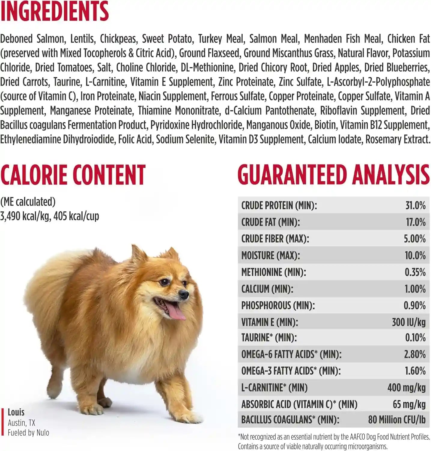 nulo-freestyle-small-breed-dog-food-dry-salmon-lentils-puppy-adult-grain-free-dog-food-natural-high-protein-smaller-sized-kibble-with-bc30-probiotic-for-healthy-digestion-support-6lb-bag