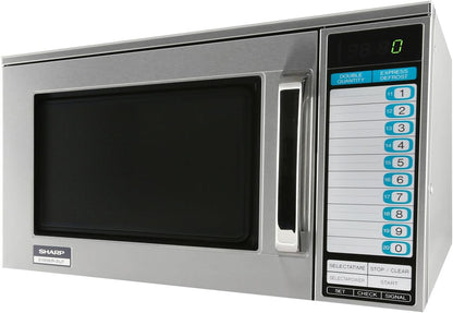 R25JTF Commercial Microwave Oven, 2100W, Heavy-Duty, 0.70 Cu. Ft. Stainless Steel, 20 Program Inputs, 3-Stage Cooking, Selectapower™, Express Defrost™, Digital Display5
