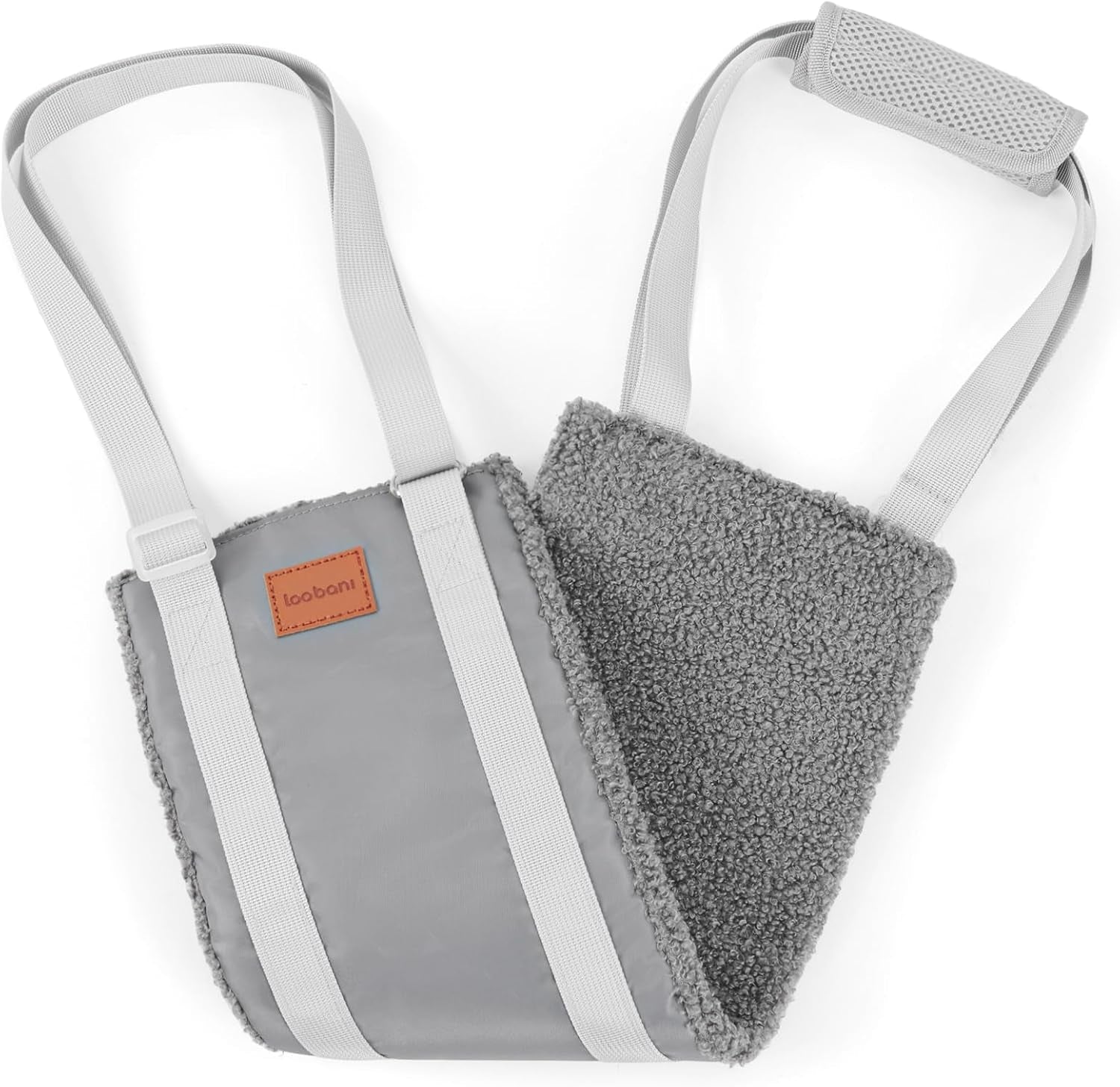 loobani-adjustable-dog-sling-for-large-dogs-hind-leg-support-acl-recovery-walking-stair-assistance-senior-dog-mobility-padded-comfort-adjustable-fit-lightweight-nylon-soft-plush-lining