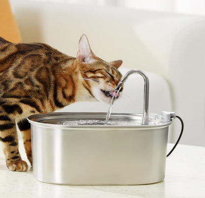 Selene the Doggy Fountain, Quiet Floor-Standing Pet Water Fountain, Automatic Dog Watering Dispenser Bowl Feeding & Watering Supplies (3.2L Flower)4