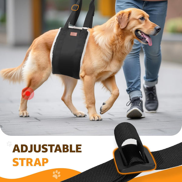 Adjustable Dog Lift Harness Dog Sling for Large Dogs Hind Leg Support Soft Lift Support and Rehab Harness for Weak Rear Legs, Helps Senior, Injured, Disabled and after ACL Surgery Dogs Large7