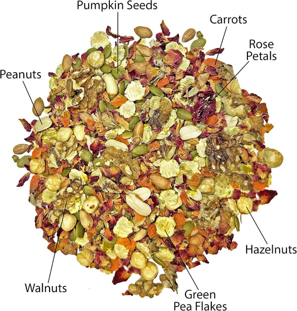Exotic Nutrition Muncher Mix (3.5 Oz) - Natural & Nutritional Treat for Hamsters, Gerbils, Rats, Degus, and Squirrels2