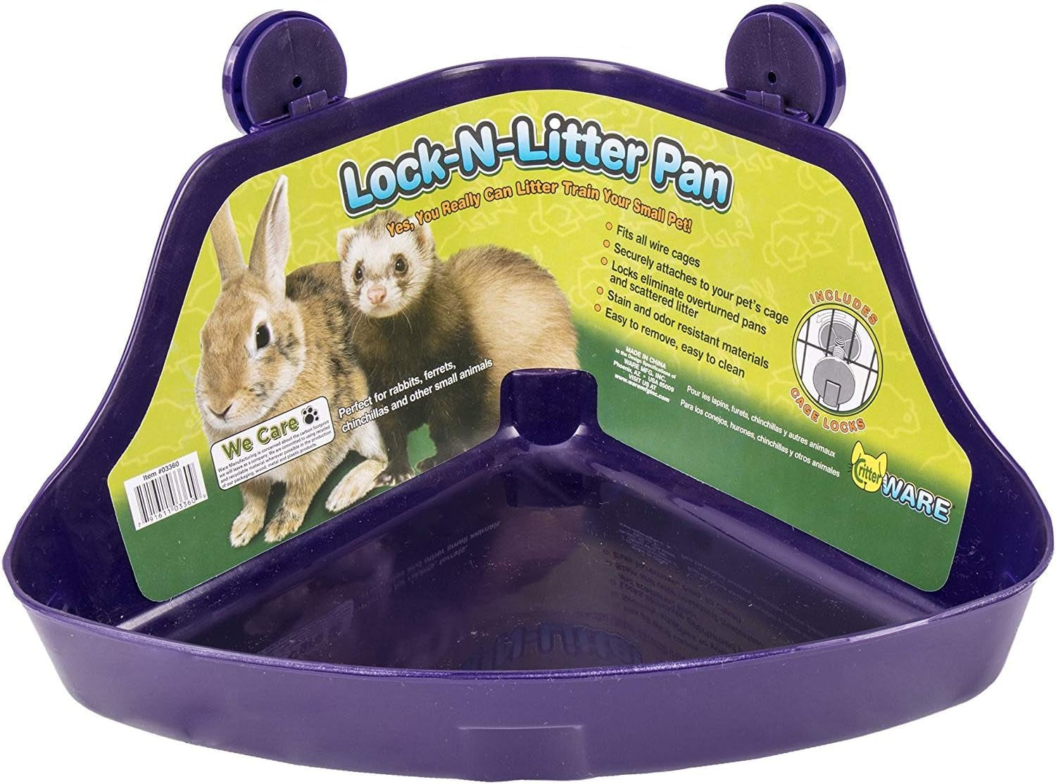 ware-manufacturing-2-pack-plastic-lock-n-litter-pan-for-small-pets-size-regular