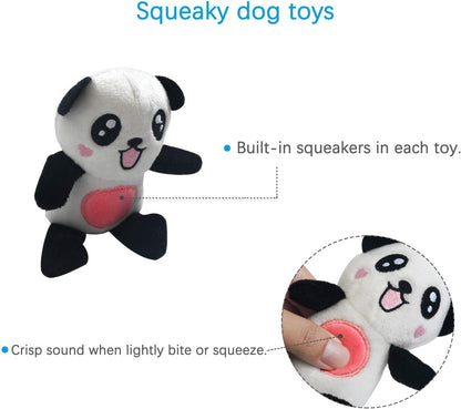 LEGEND SANDY Squeaky Plush Dog Toy Pack for Puppy, Small Stuffed Puppy Chew Toys 12 Dog Toys Bulk with Squeakers, Cute Soft Pet Toy for Small Medium Size Dogs3