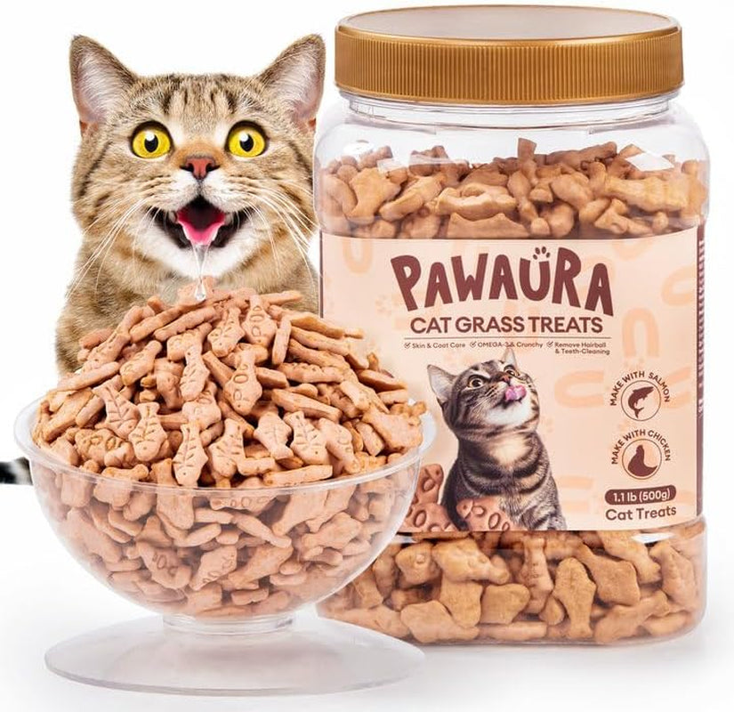 3-53oz-cat-grass-treats-for-hairball-control-digestive-natural-chicken-catnip-biscuits-low-calorie-healthy-snacks-for-indoor-cats-dental-care
