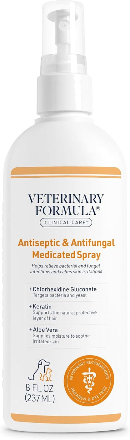 Veterinary Formula Clinical Care Antiseptic & Antifungal Shampoo, 16 Oz | Medicated Formula Helps Alleviate Scaly, Greasy and Red Skin; Free from Parabens, Dyes and Soap9