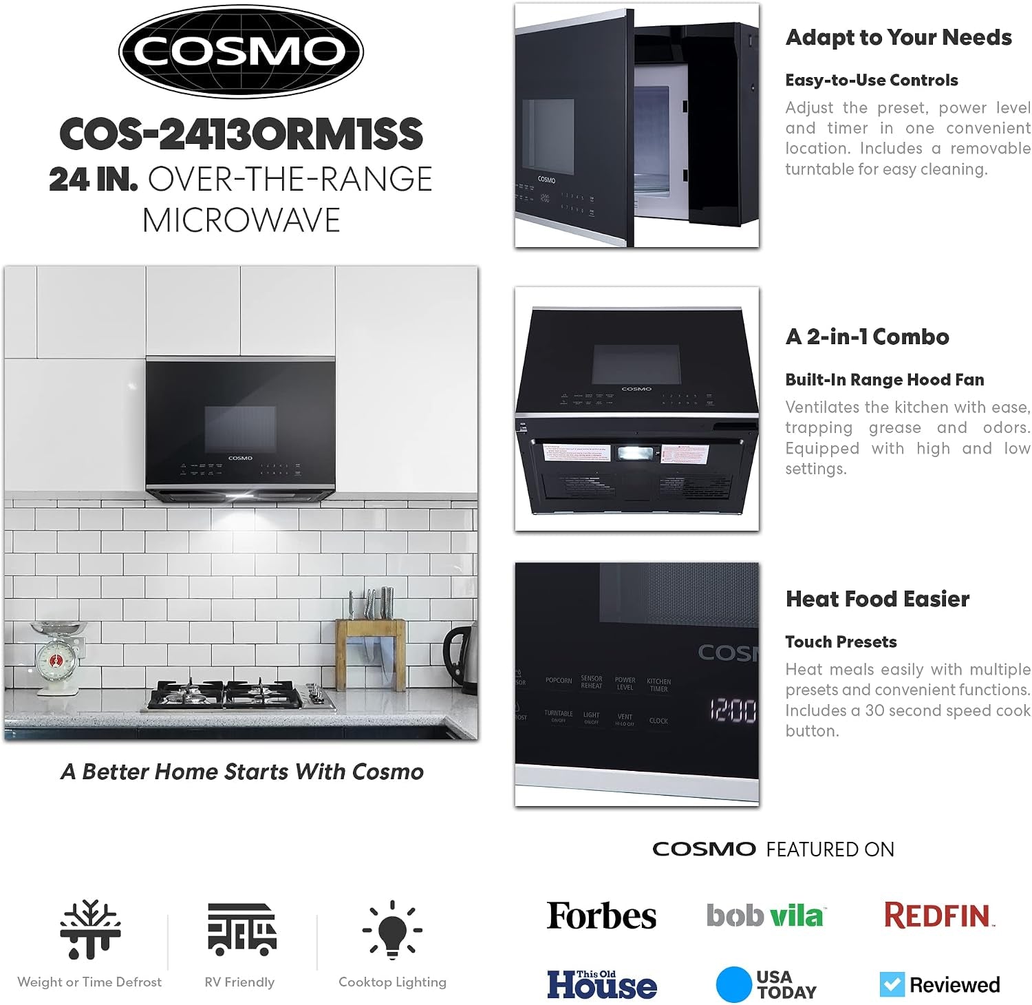 24-in-stellar-coll-1-3-cu-ft-over-the-range-microwave-vent-fan-stainless-cos-2413orm1ss-1000w-touch-presets-black-glass-sensor-cooking-automatic-defrost-led-light-child-safety-lock