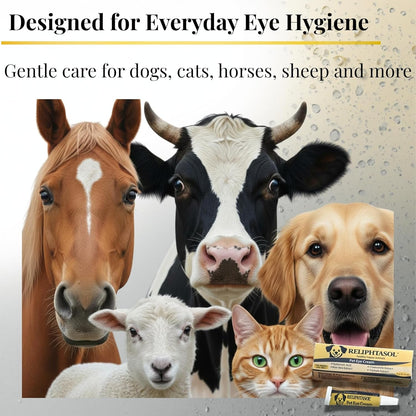 Pet Eye Cream – Vet-Formulated Dog Eye Infection Treatment, Pink Eye Relief, Conjunctivitis Relief, Dry Eyes & Red Eye, Tear Stain Remover for Dogs, Cats, Cattle, Sheep, Horses – 1 Tube7