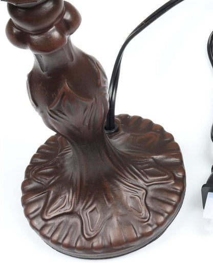 B10718 Antique Brown Table Lamp Base with E26 Light Socket, 4" Wx14.5 H2