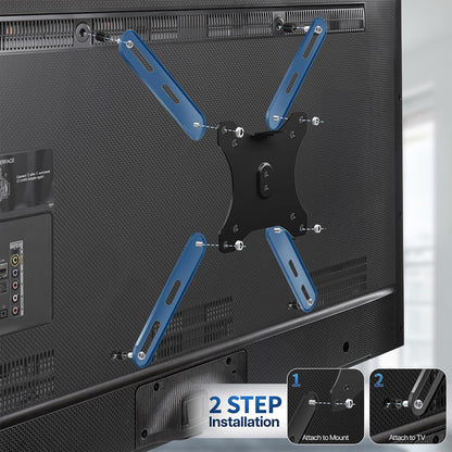 VIVO Steel VESA Extension Mount Adapter Brackets for Screens 32 to 55 Inch LCD LED TV, Conversion Plate Kit for VESA up to 400X400Mm (MOUNT-AD400B)9