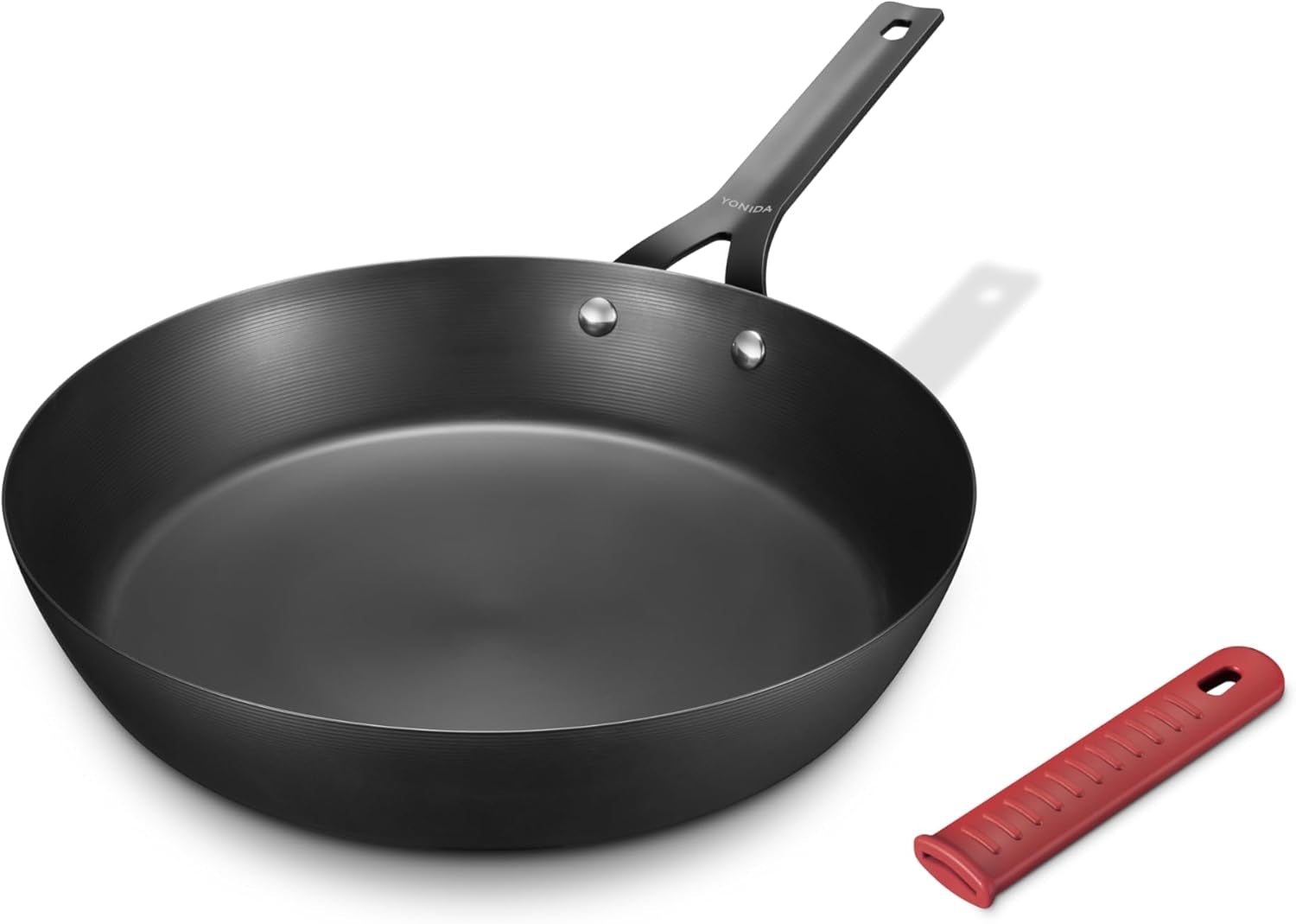 carbon-steel-pan-10-inch-nonstick-frying-pan-skillet-pre-seasoned-carbon-steel-cookware-with-removable-silicone-handle-holder-indoor-outdoor-induction-oven-safe