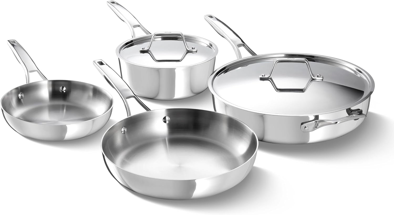 calphalon-premier-polished-5-ply-stainless-steel-cookware-set-w-turbo-heat-tech-6-piece-includes-frying-pans-pots-and-pans-set-induction-oven-safe-500f-pfoa-free-polished-stainless-silver