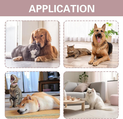 2 PCS Dog Scratching Post Pad, 14.2 X 11.8 Inch / 36 X 30 Cm PVC Dog Back Scratcher, Soft Touch Itch Relief Pad, Massage Bed Massage Brush for Wooden Stake Wall Sofa Ground4