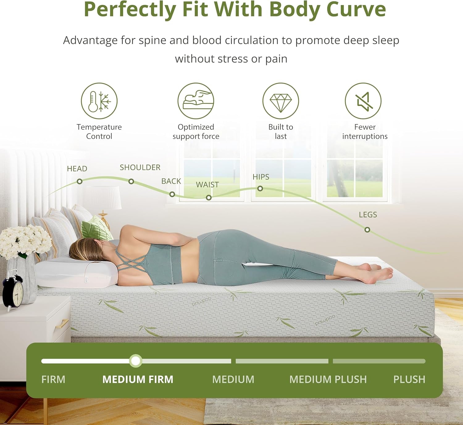 egohome-8-inch-twin-mattress-medium-firm-green-tea-memory-foam-mattress-cooling-green-tea-gel-washable-removable-cover-pressure-relief-bed-in-a-box-fiberglass-free-certipur-us-certified