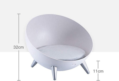 Pet Cat Litter Cat Litter Mat Hemispherical Warm Winter Sleeping Bags Teddy Kennel Cat Pet Supplies Four Seasons 41CM 32CM4