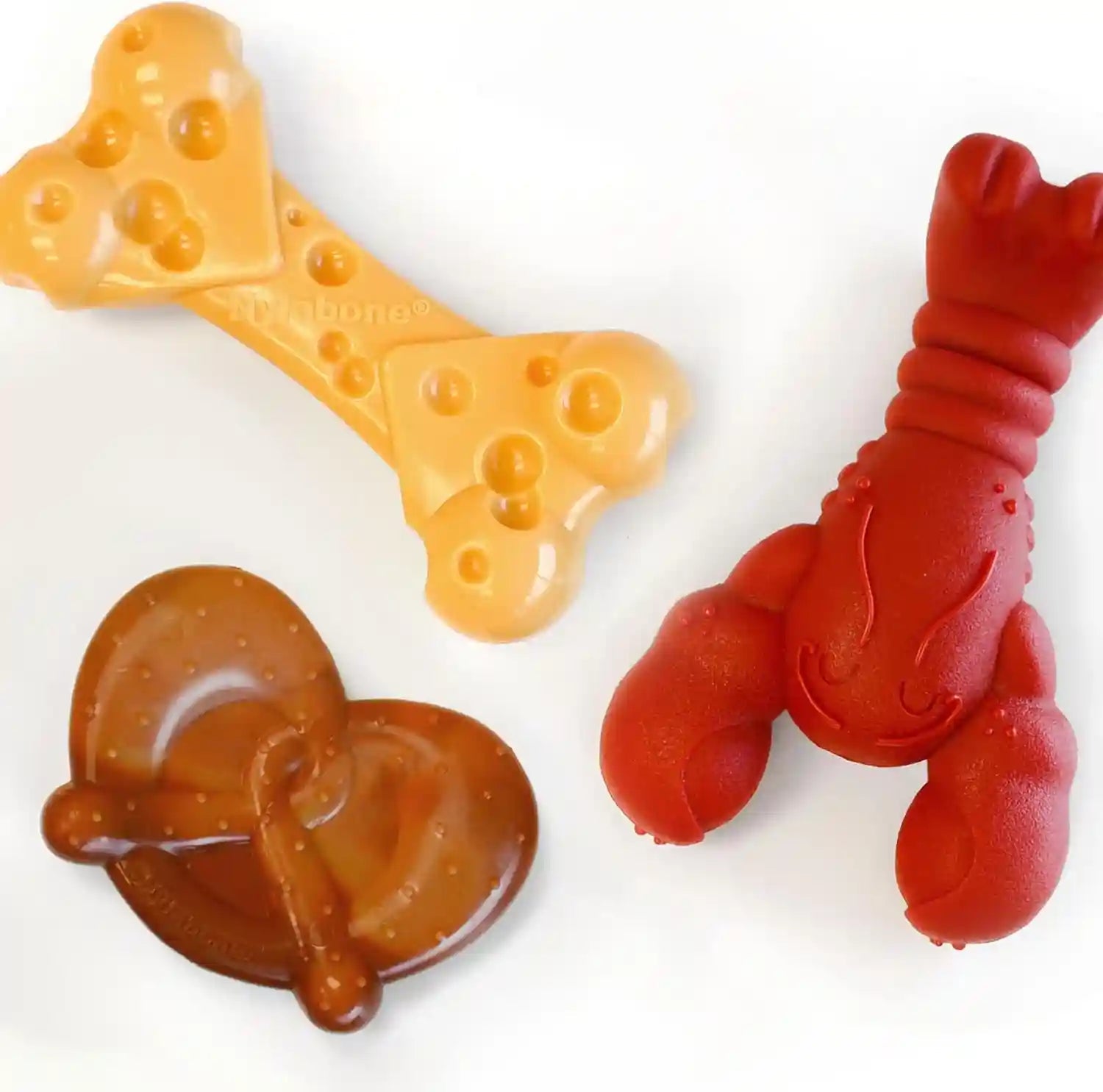 nylabone-power-chew-lobster-dog-chew-toy-filet-mignon-flavor-small-durable-dog-toys-for-aggressive-chewers-long-lasting-discourages-destructive-chewing-for-dogs-up-to-25-lbs