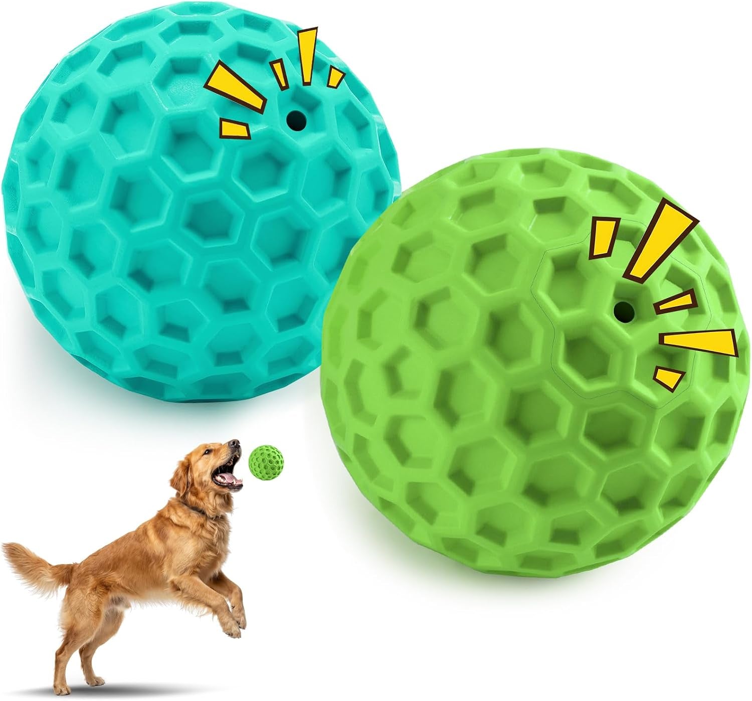 hippih-indestructible-squeaky-dog-toys-interactive-dog-balls-2-pack-chew-toys-for-aggressive-chewers-natural-rubber-puppy-toy-for-large-medium-dogs-tough-puppy-teething-toy-relieve-anxiety