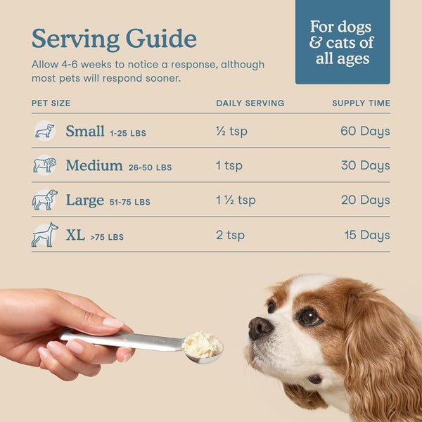 Fera Pets Cat & Dog Collagen Powder Dog Food Topper with UC-II - 4.23 Oz | Pet Collagen Powder with 5 Types of Collagen & Clinically Studied UC II for Bone, Gut, Joint & Skin Health4
