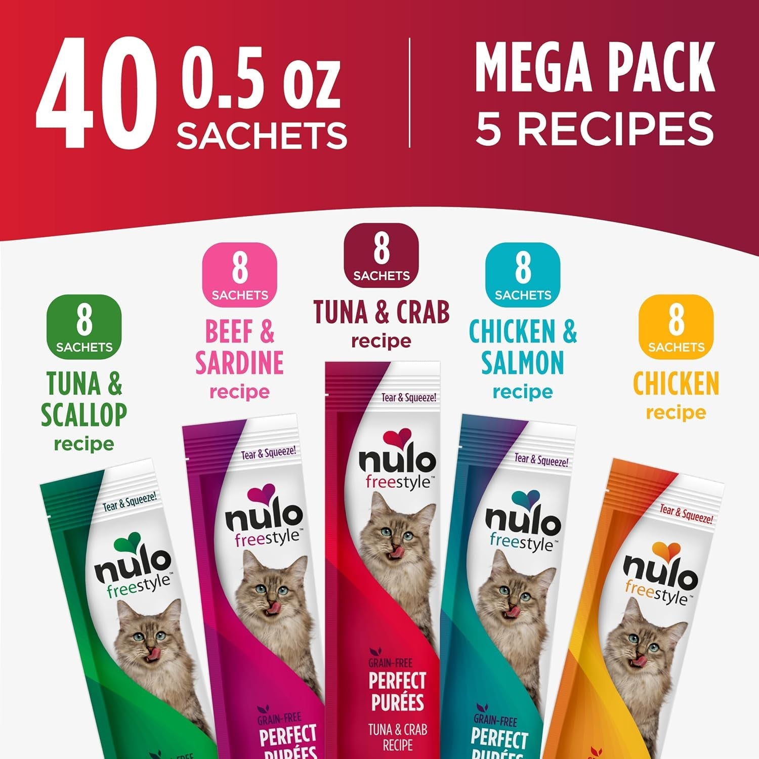 nulo-freestyle-lickable-cat-treats-perfect-purees-variety-pack-squeezable-grain-free-wet-cat-food-topper-high-moisture-for-hydration-40-x-0-5oz