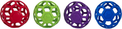 JW Pet Hol-Ee Roller Dog Toy Puzzle Ball, Natural Rubber, Extra Large (7.5 Inch Diameter), Colors May Vary, (Count of 1)5
