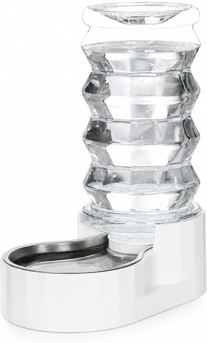RIZZARI 8L Gravity Dog Water Dispenser: Stainless Steel Bowl Anti-Splash | Wide Mouth Easy Cleaning/ Dishwasher Safe/No Electricity Needed/ Filtered Fresh Water / Multi-Pet Homes3