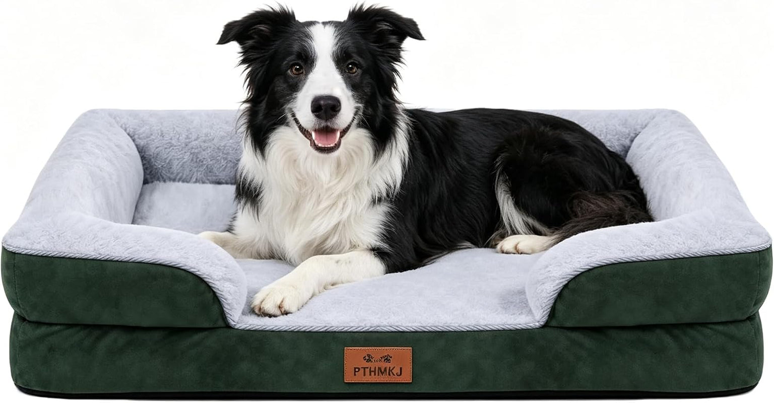 orthopedic-dog-bed-for-medium-dogs-gel-memory-foam-pet-bed-with-waterproof-washable-cover-contoured-bolster-design-for-dogs-cats-grey-30-0-l-x-20-0-w-x-6-3-th